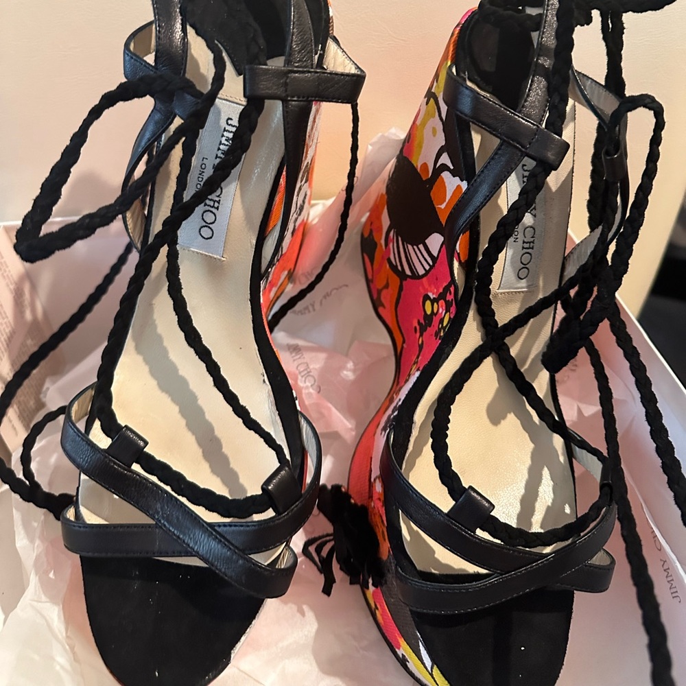 Jimmy Choo Pre-Loved Wedges Size 42